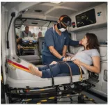 Atencion inicial y traslado en ambulancia de una persona lesionada